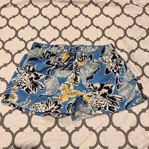 Patagonia Barely Baggies Shorts Women’s Medium Floral Print Outdoor Hike Rare